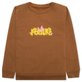 Kids Mushroom Crewneck Ginger