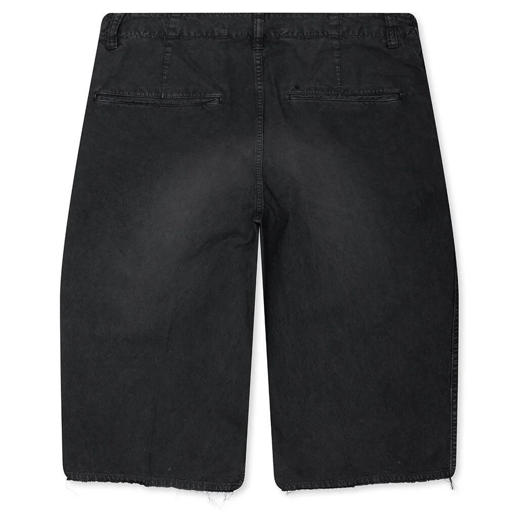 Broader Chino Crash Shorts Black