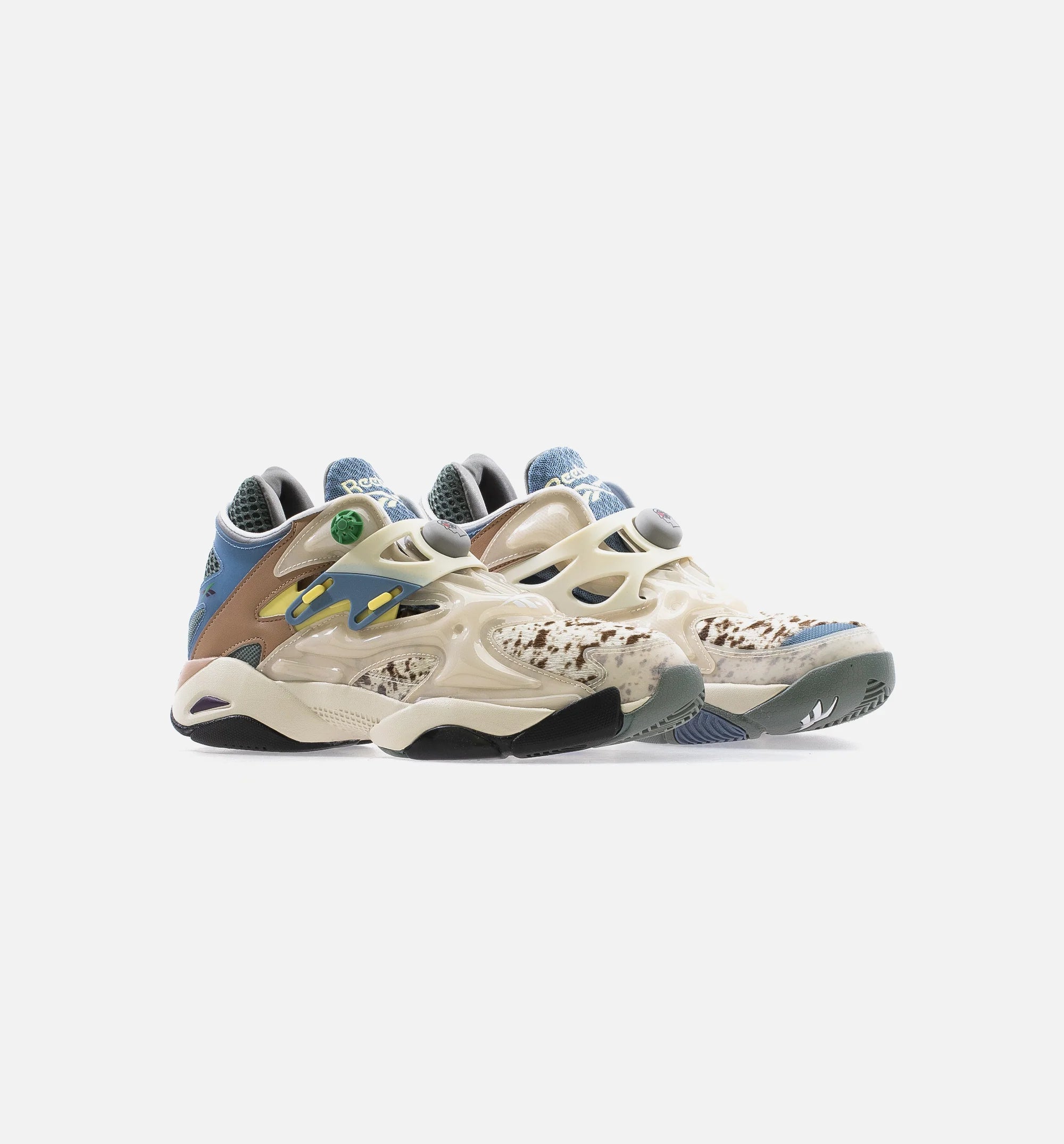 Pump Court Braindead Mens Lifestyle Shoe Beige Blue