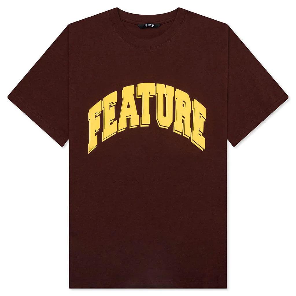Collegiate Arch Tee Bitter Chocolate