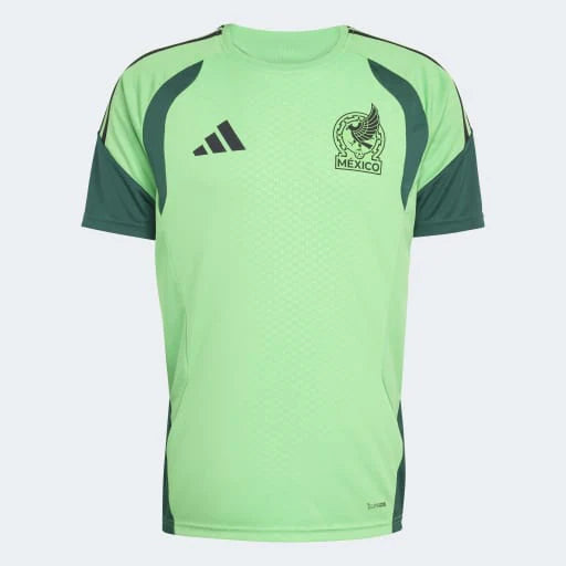 adidas Mexico 26 Tiro Training Mens Soccer Jersey Green