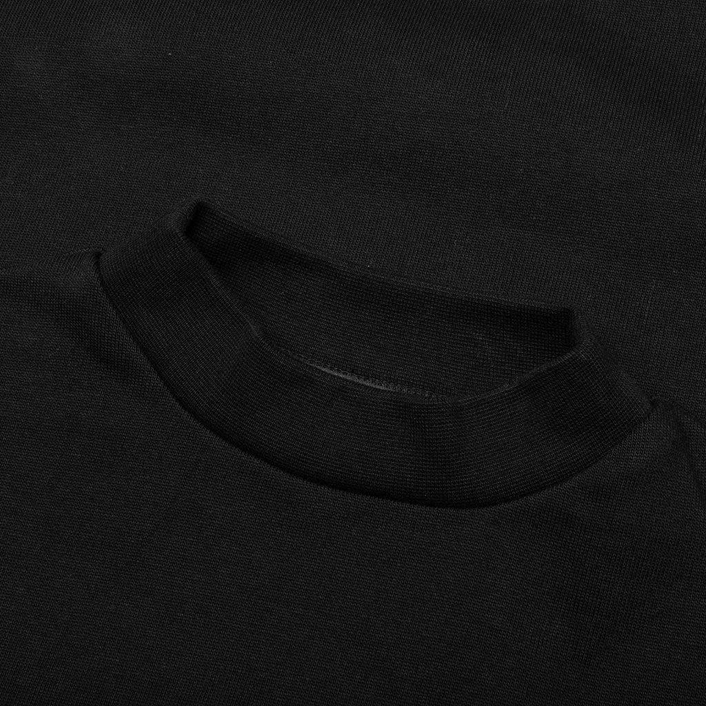 Kids Heavy Jersey Crewneck T Shirt Jet Black