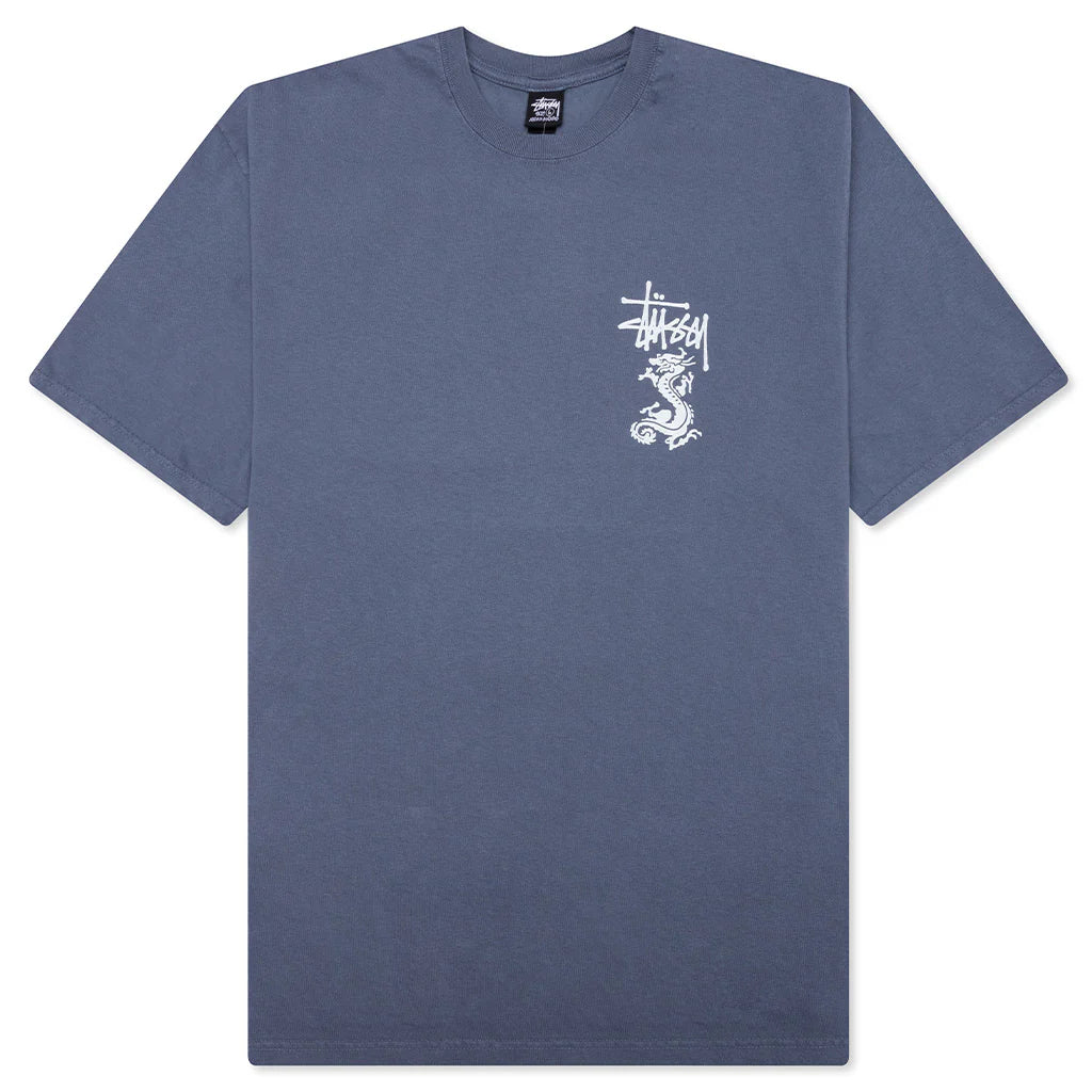 Double Dragon Pigment Dyed Tee Navy