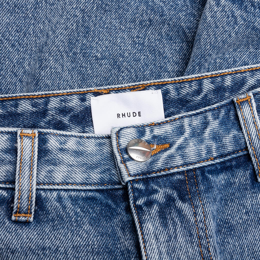 Cargo Denim Baggy Short Bay Indigo