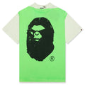 Saint M6 x Bape Handprint Genuine Nowhere Journey S S Tee White Green