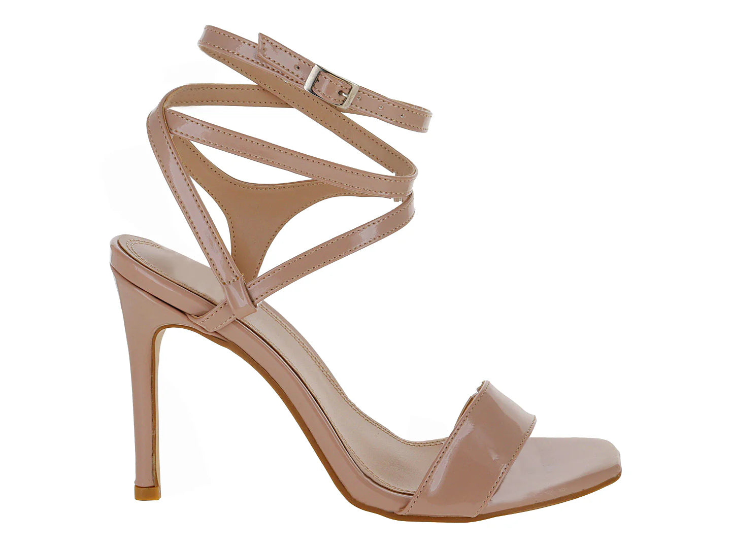 Zapatillas Roze Charol Nude para Mujer