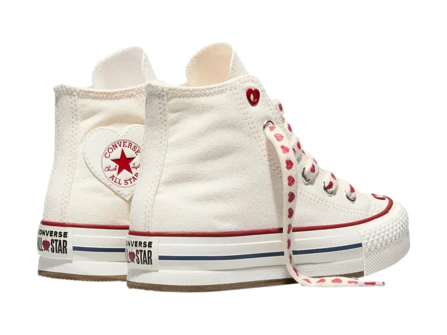 Tenis Converse CTAS Eva Lift Blanco para Niña