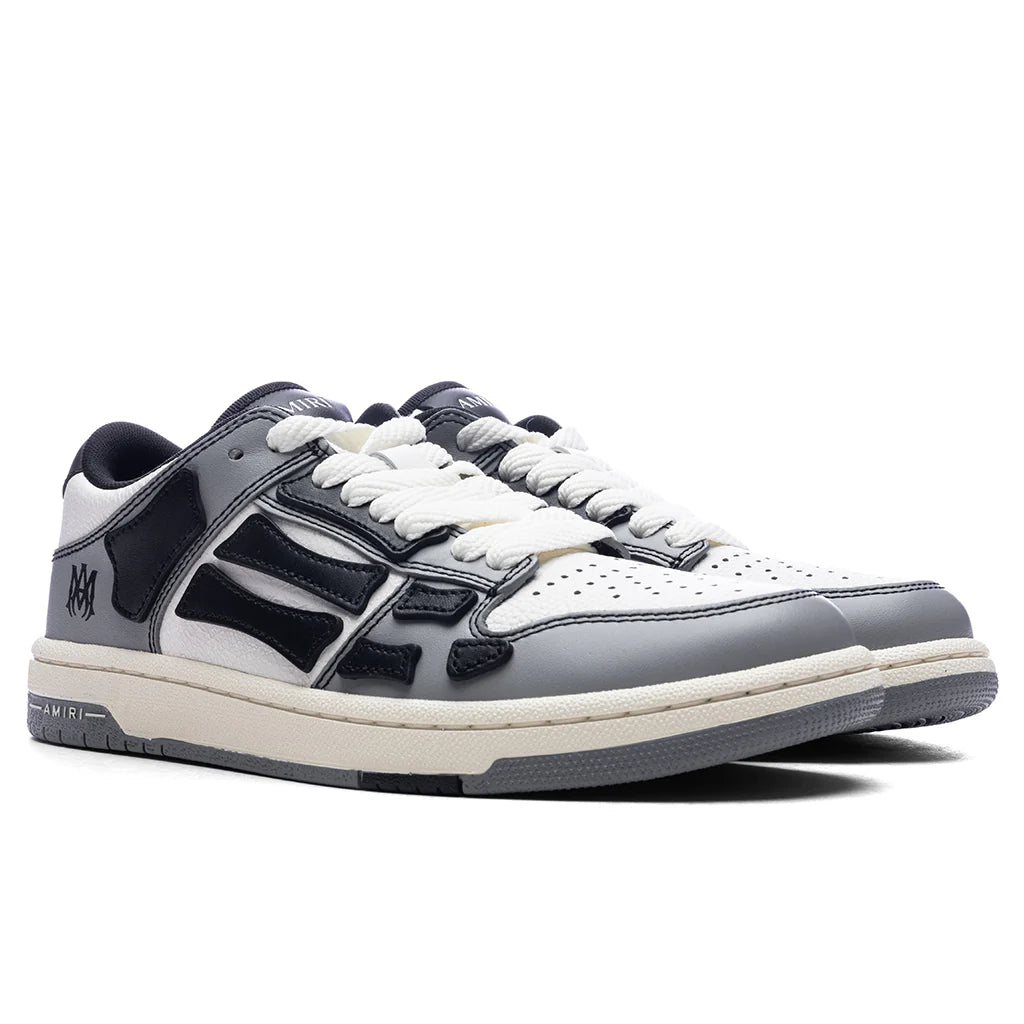 Womens Varsity Skel Top Low Black