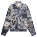 Scribble Denim Jacket Mid Blue