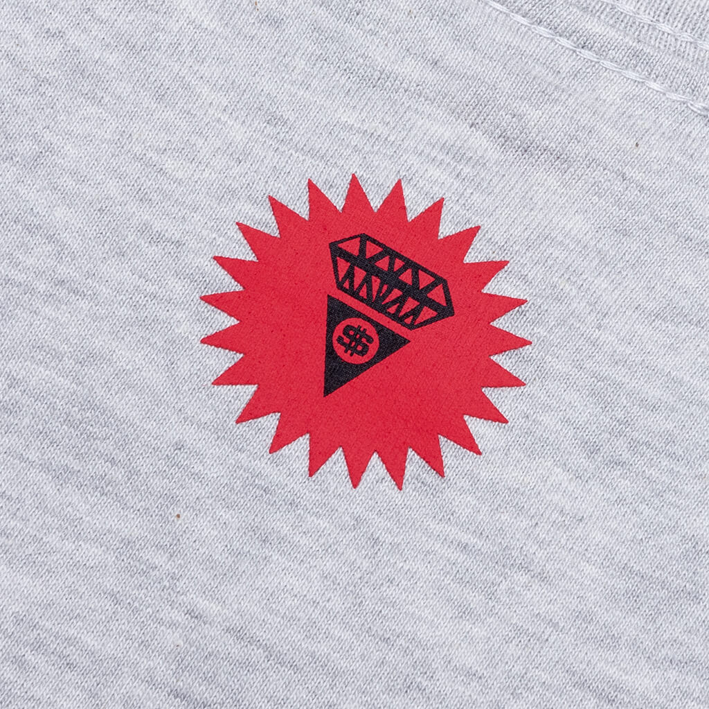 Decadence S S Tee Heather Gray
