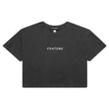 Womens Crop Top Charcoal