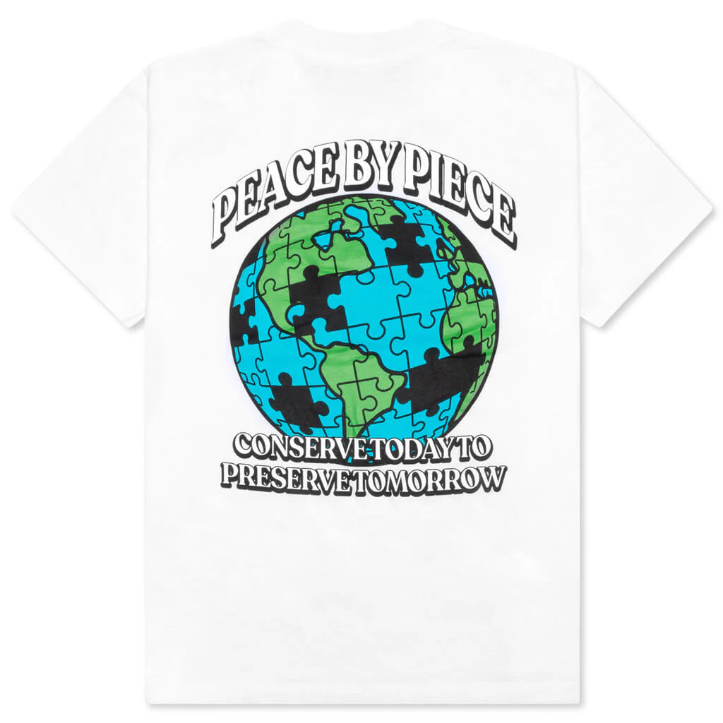 Peace by Piece Tee White