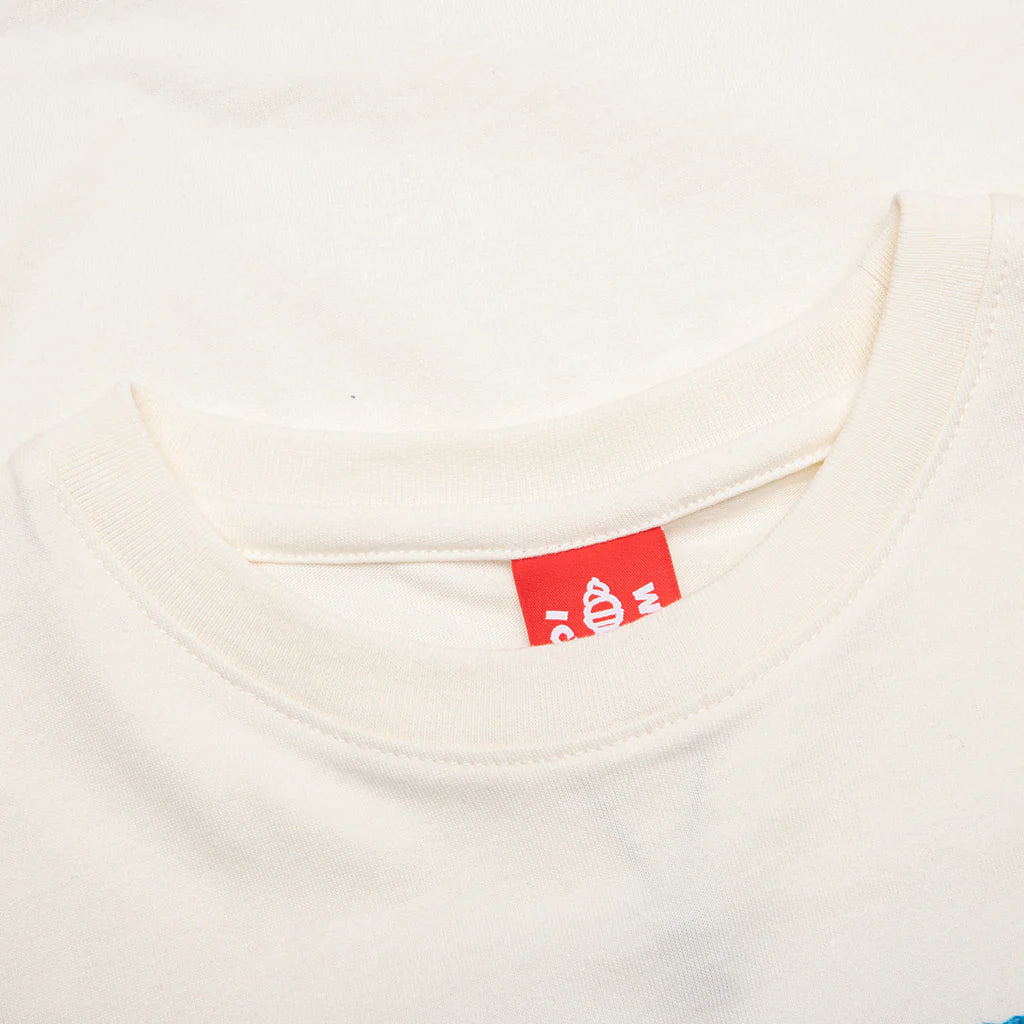 Kids Wavy S S Tee Whisper White