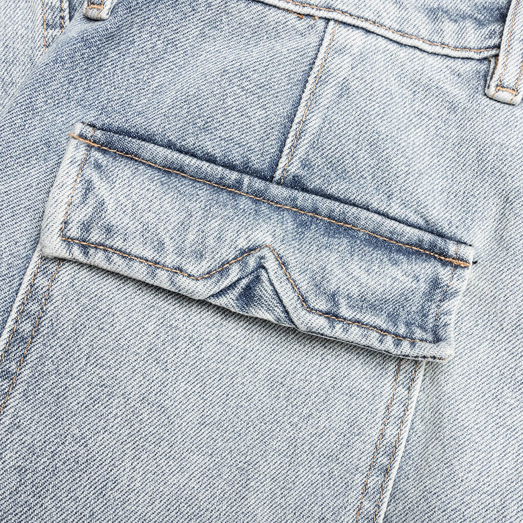 Reza Denim Double Knee Pant Indigo