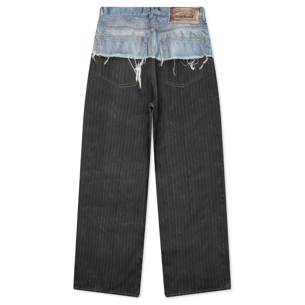 1981 Trompe Loeil Jeans Blue Black