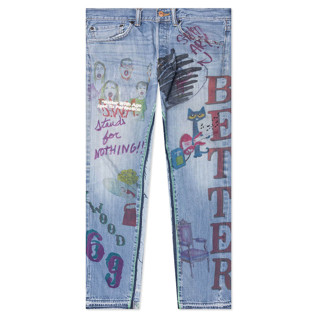 Harrison Double Wide Denim Indigo