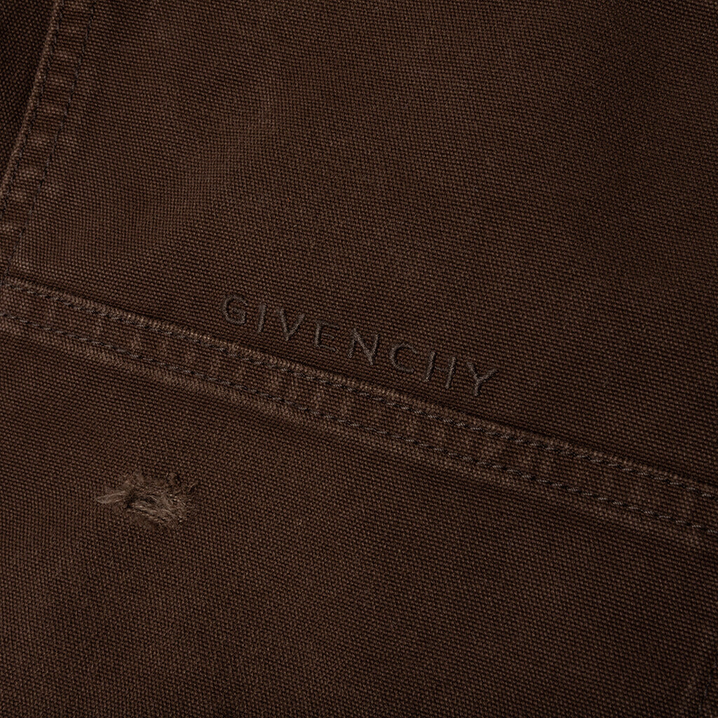 Studded Carpenter Pants Dark Brown
