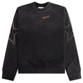 Star Studded Crewneck Black