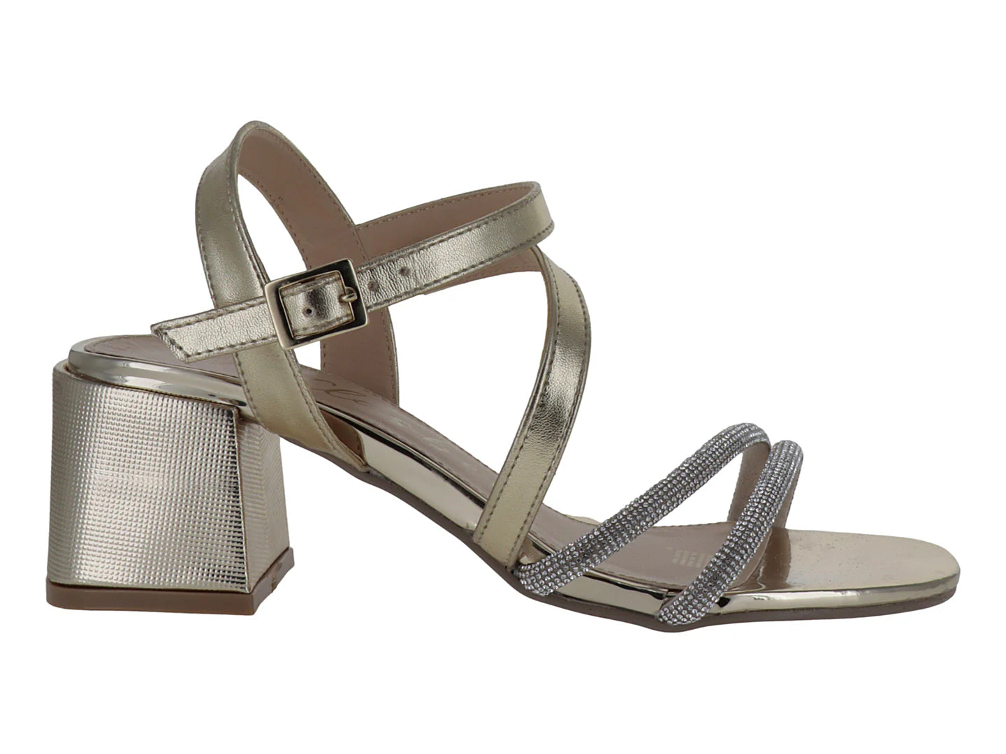 Sandalias Clasben Oro para Mujer