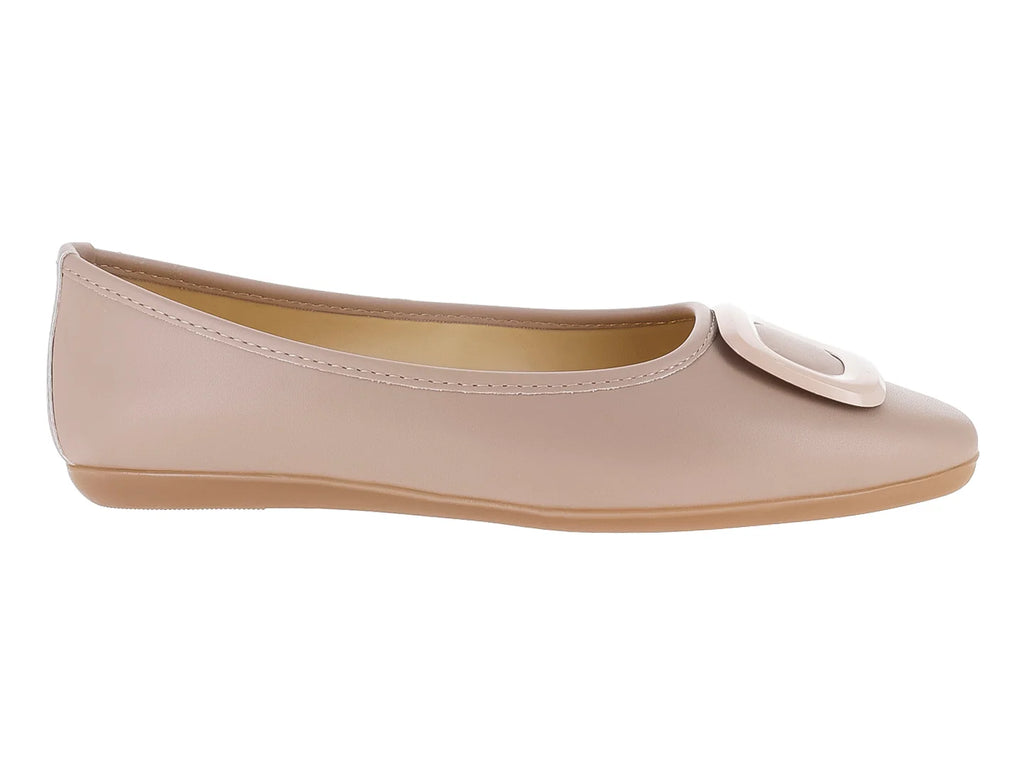 Zapatos Flats Luna Rosa Color Maquillaje para Mujer