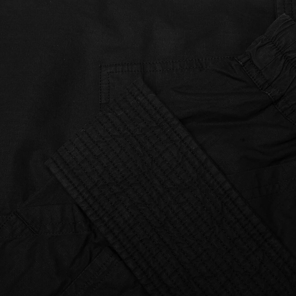 Creatch Wide Cargo Drawstring Pants Black
