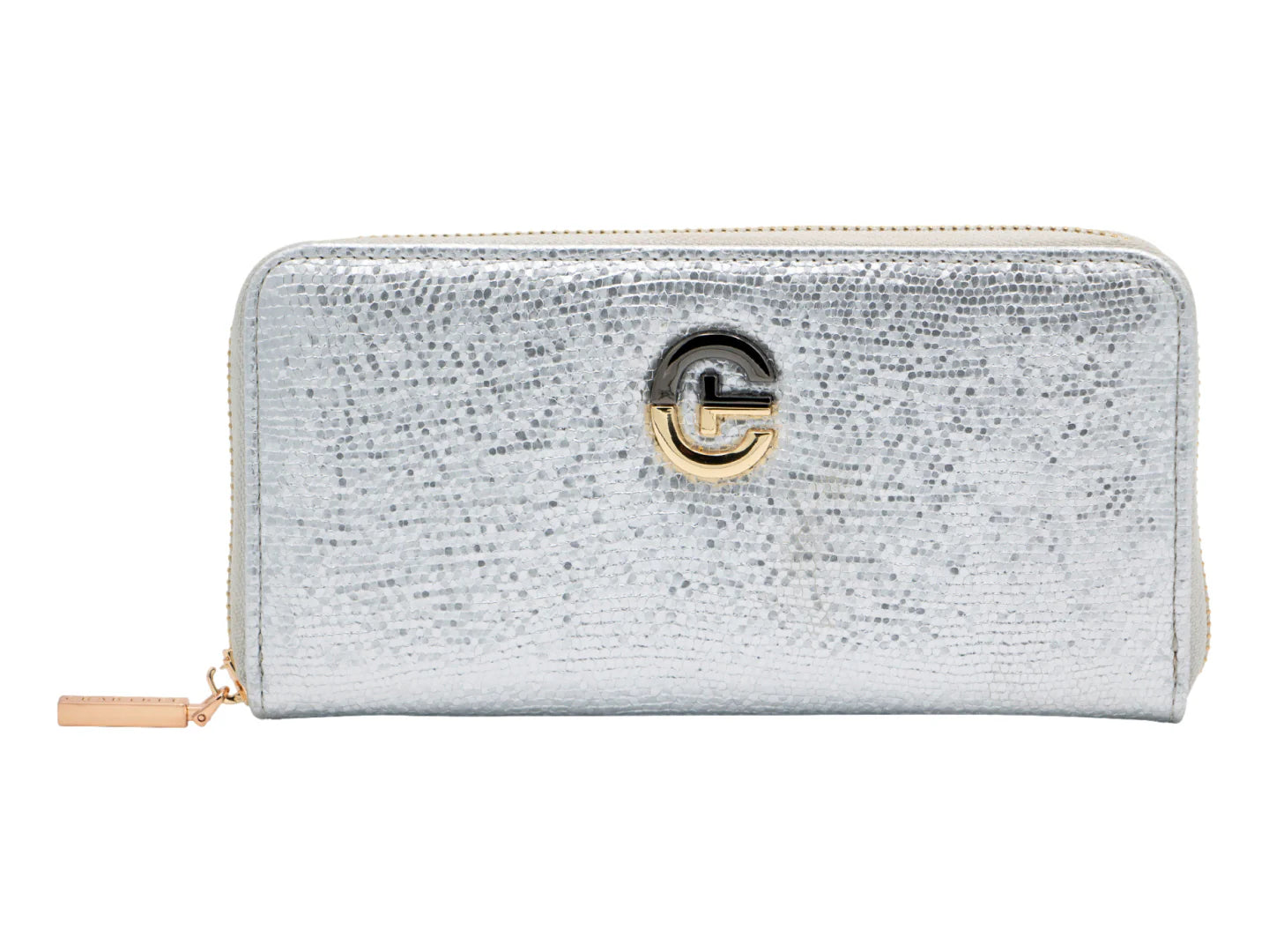 Bolsa Crabtree Estilo Cartera Color Plata para Mujer
