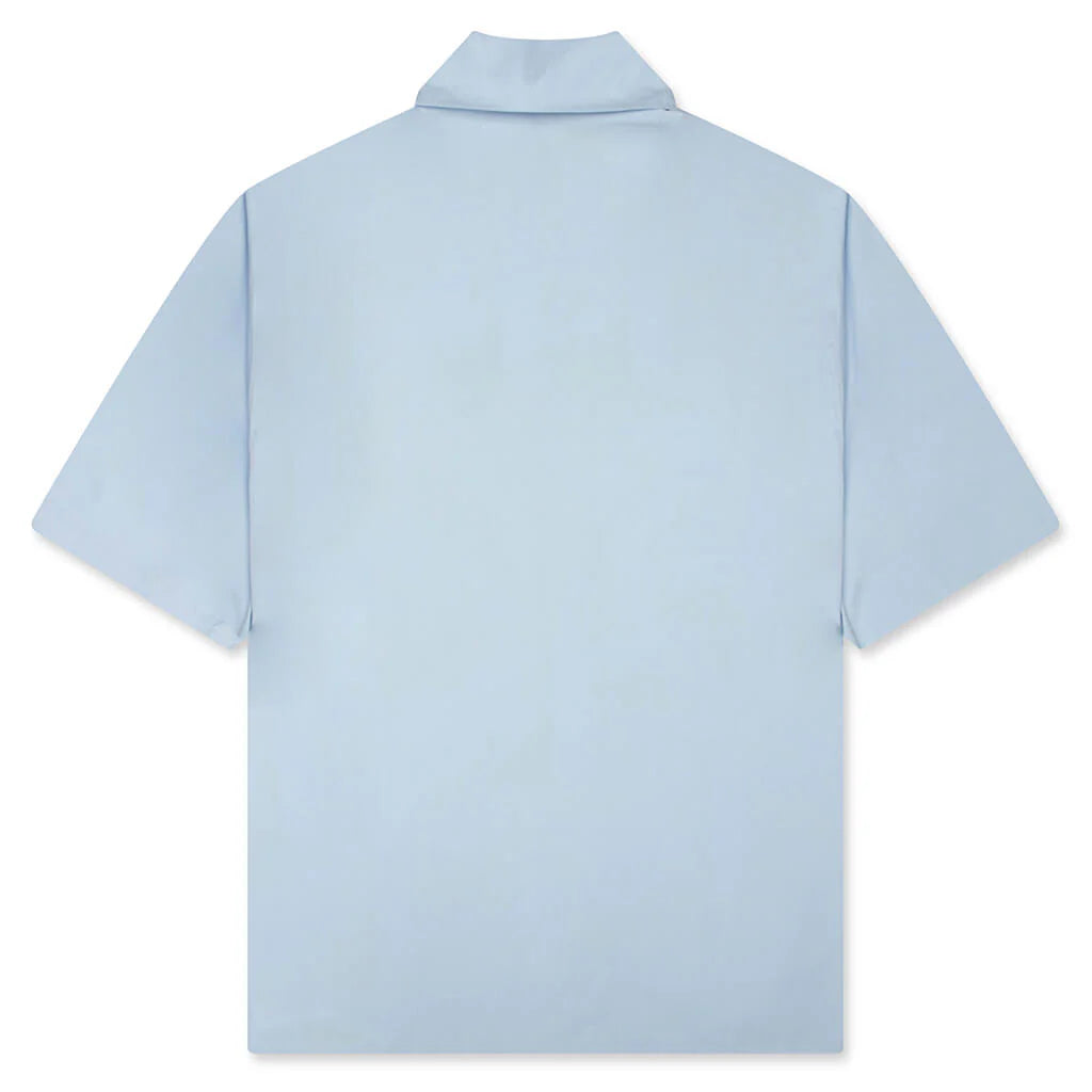 Lightweight Cotton Poplin Shirt Powder Blue