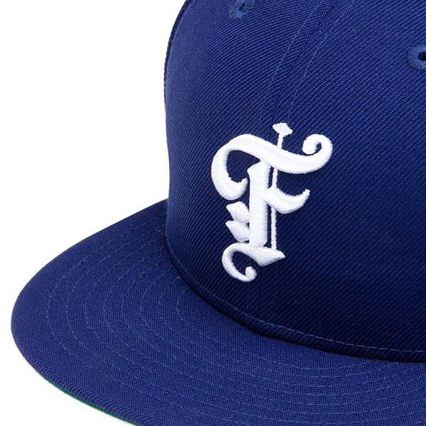 Feature x New Era Old English Fitted Hat Royal