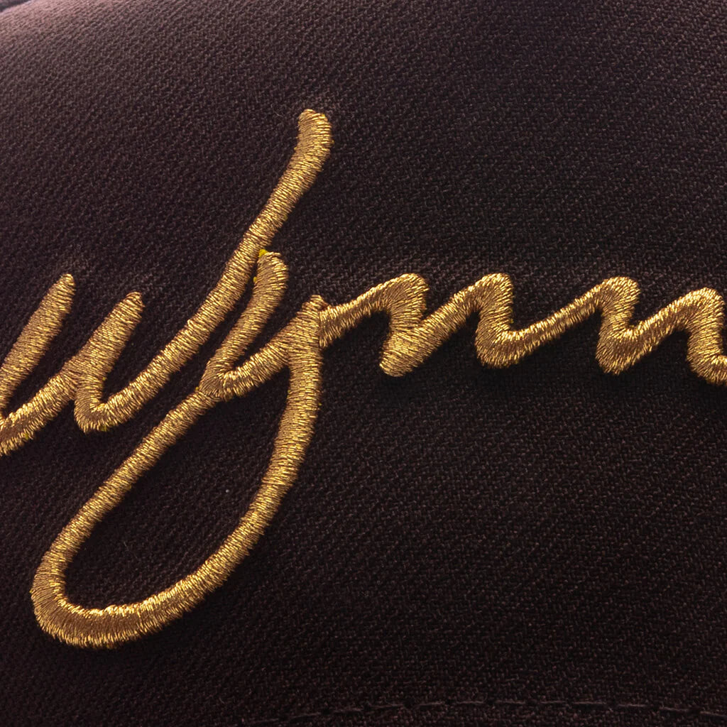 FEATURE x Wynn New Era 9FORTY Plaza A Frame Snapback Burnt Wood