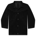 September Turtle Neck L S Button Up Black
