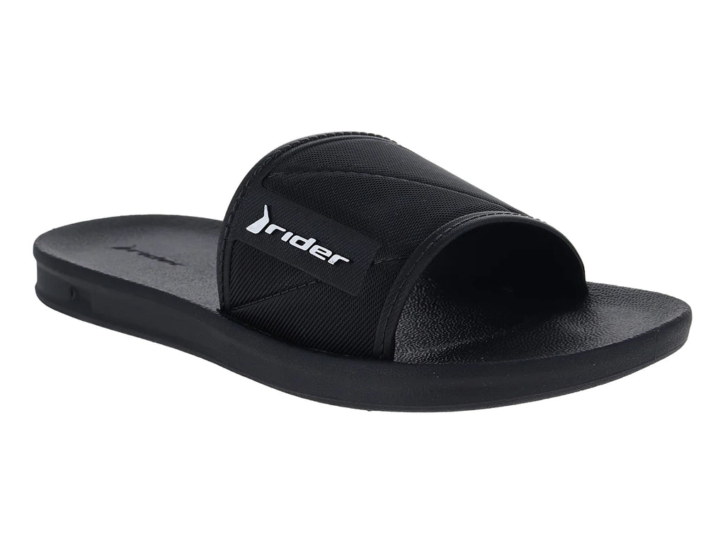 Sandalias Rider Street Slide Negro Blanco para Niño