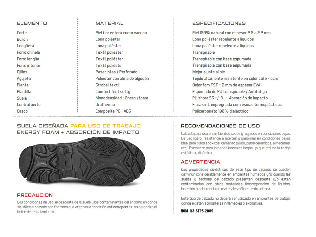 Botas Armada 5047 Para Hombre