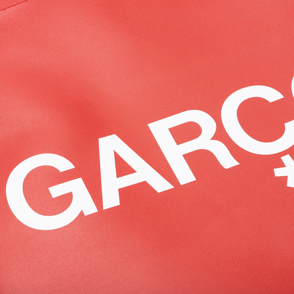 Comme des Garcons SA9001HL Huge Logo Tote Bag Red