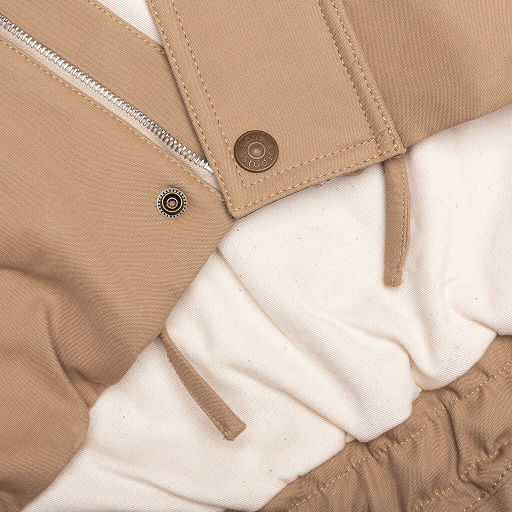 Twill Jacket Khaki Beige