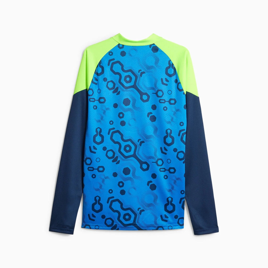 PUMA IndividualCUP 1 4 Zip Top White Red Blue