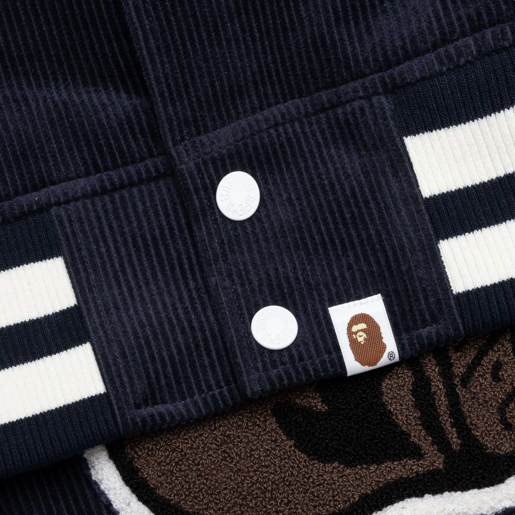 General Corduroy Varsity Jacket Navy
