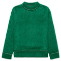 Mohair Knit Pullover Green