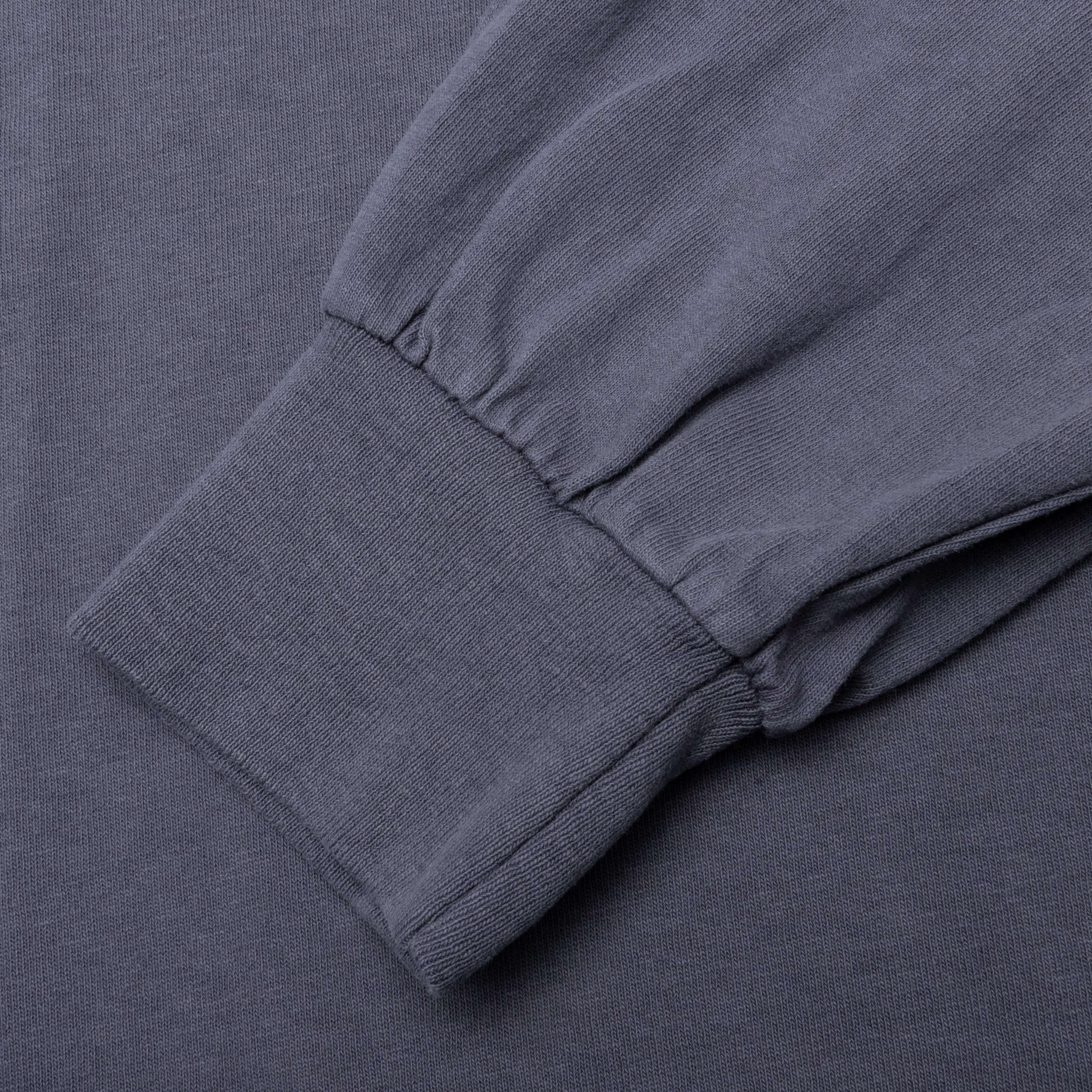 Basic Stussy Pigment Dyed L S Tee Indigo