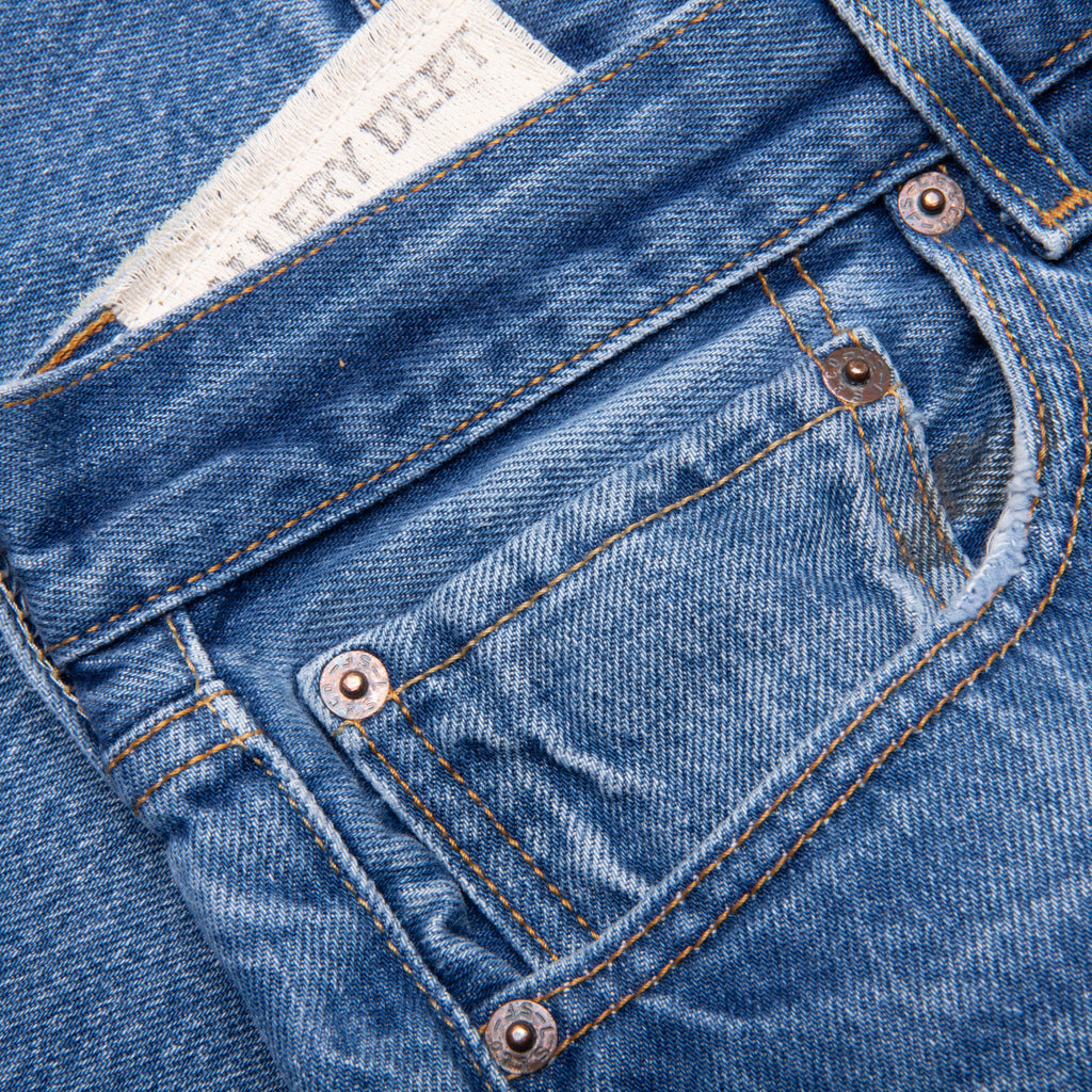 La Flare Blue Denim Indigo