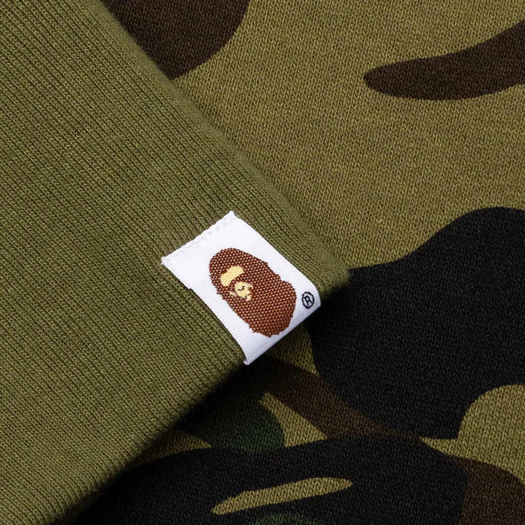 1st Camo 2nd Shark Full Zip Hoodie Green