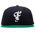 Feature x New Era Old English Fitted Cap Navy Green