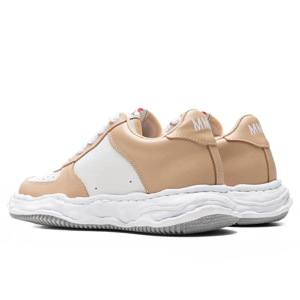 Wayne Low OG Sole Leather Sneaker Beige White