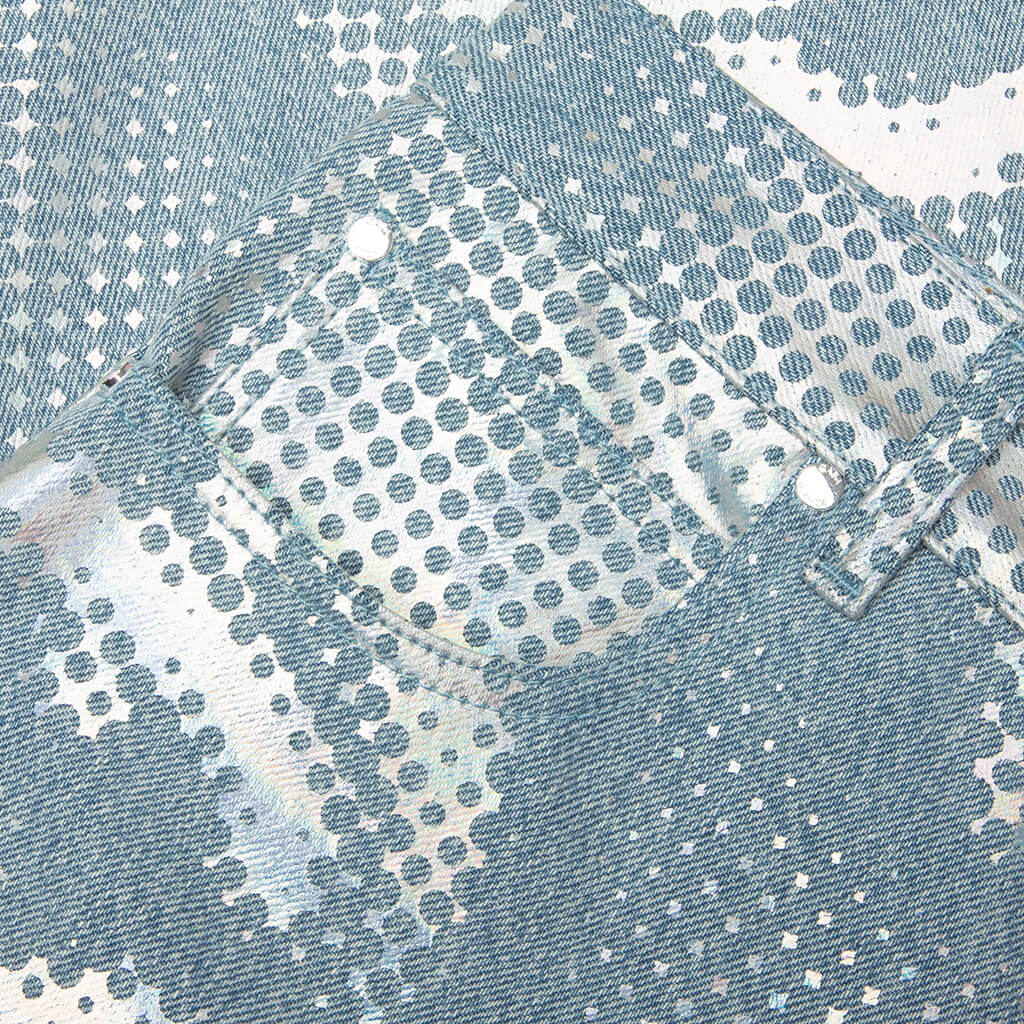 Pearlescent Monogram Baggy Jeans Pearlescent