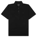 Polo in Cotton With 4G Detail Black