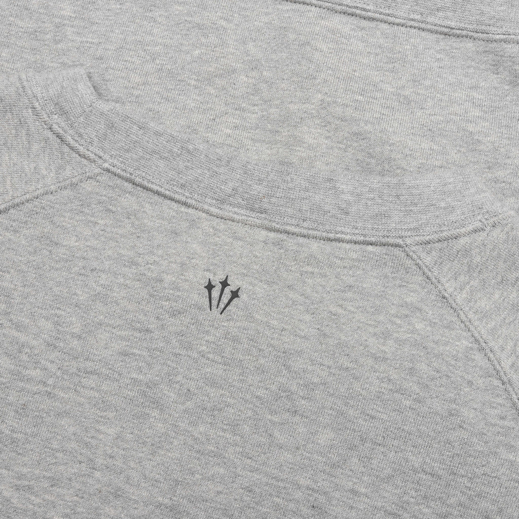Nike x Nocta NRG CS Fleece Crew Dark Grey Heather Black