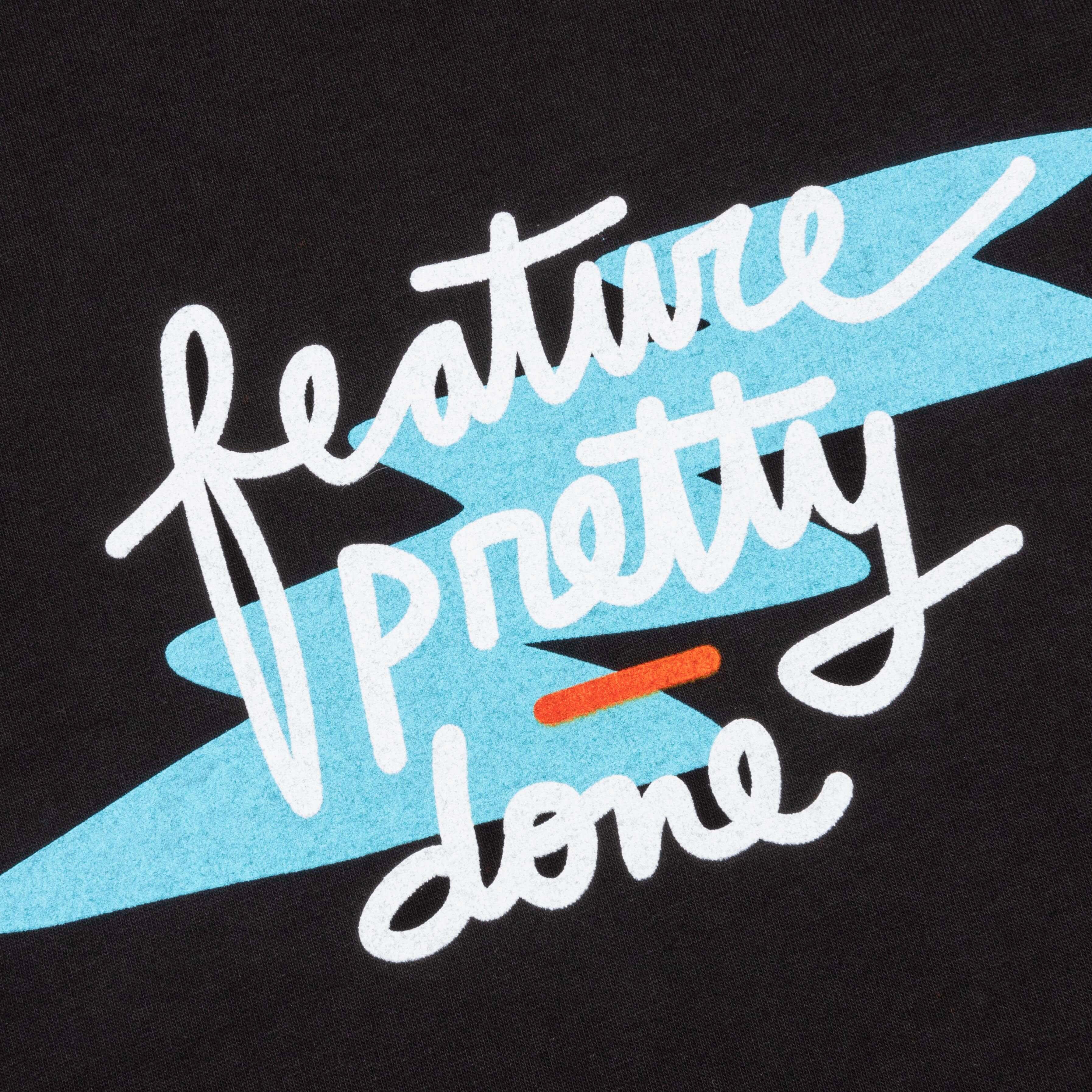 Feature x Pretty Done Splash Tee Black
