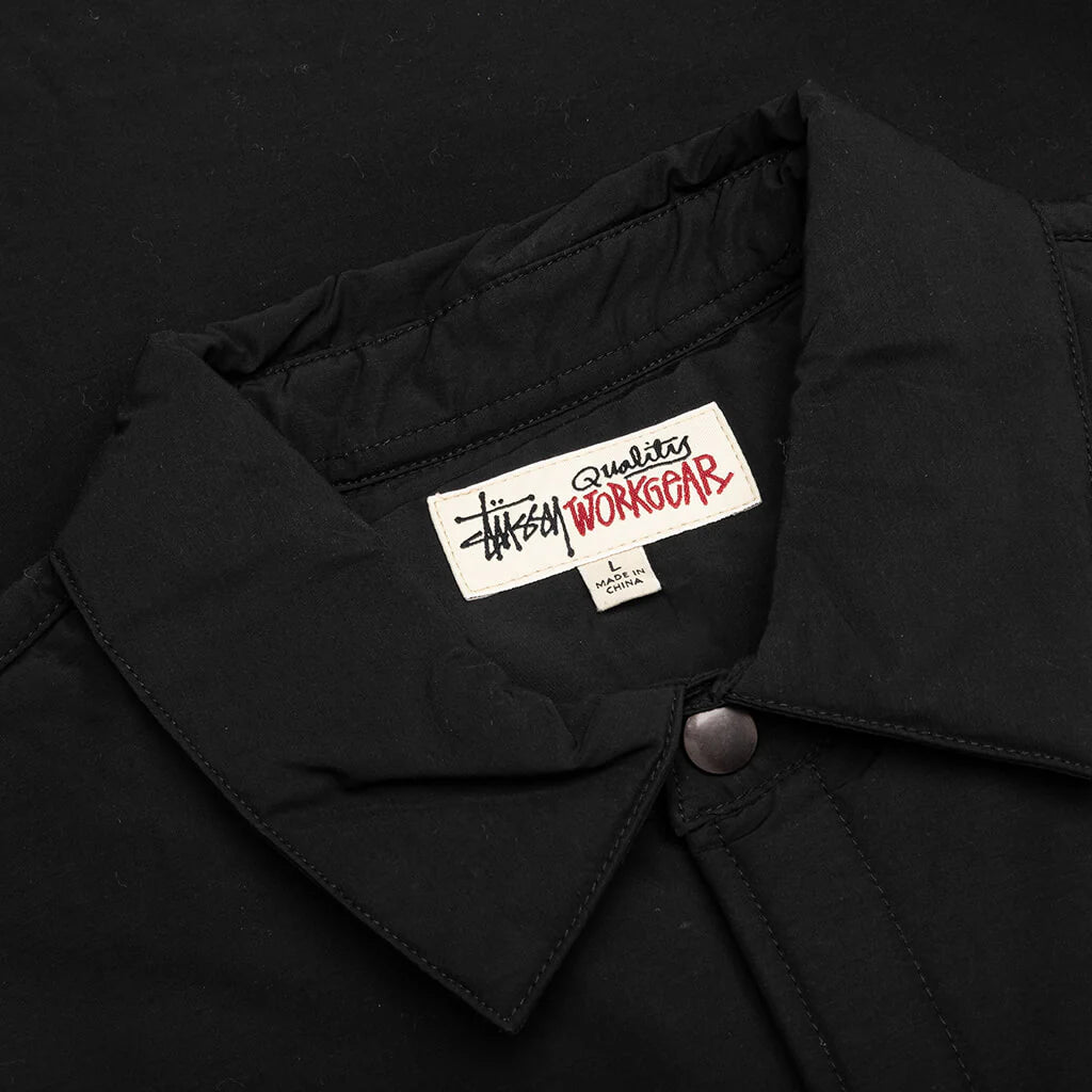 Padded Tech Over Shirt Black