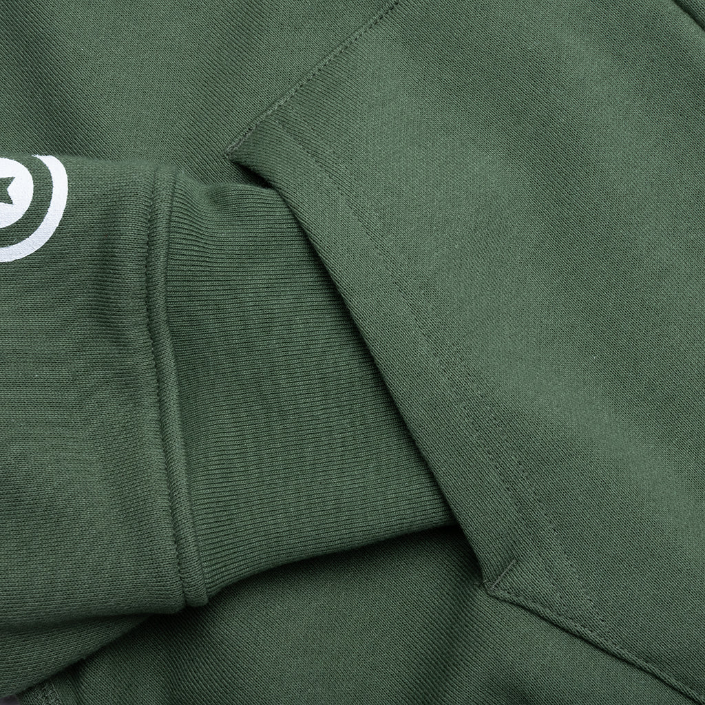 2nd Shark Full Zip Hoodie Green