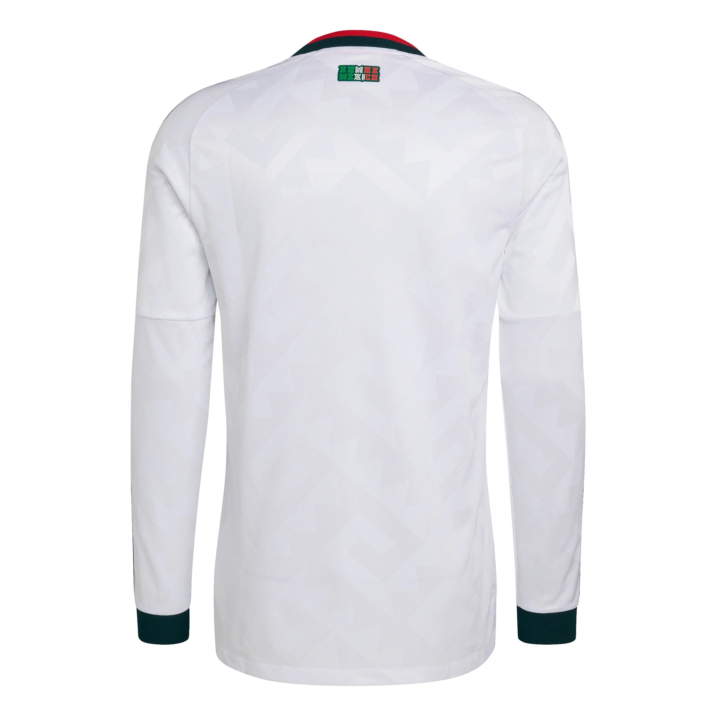 adidas Mexico Away Authentic Long Sleeve Mens Soccer Jersey 2026 White