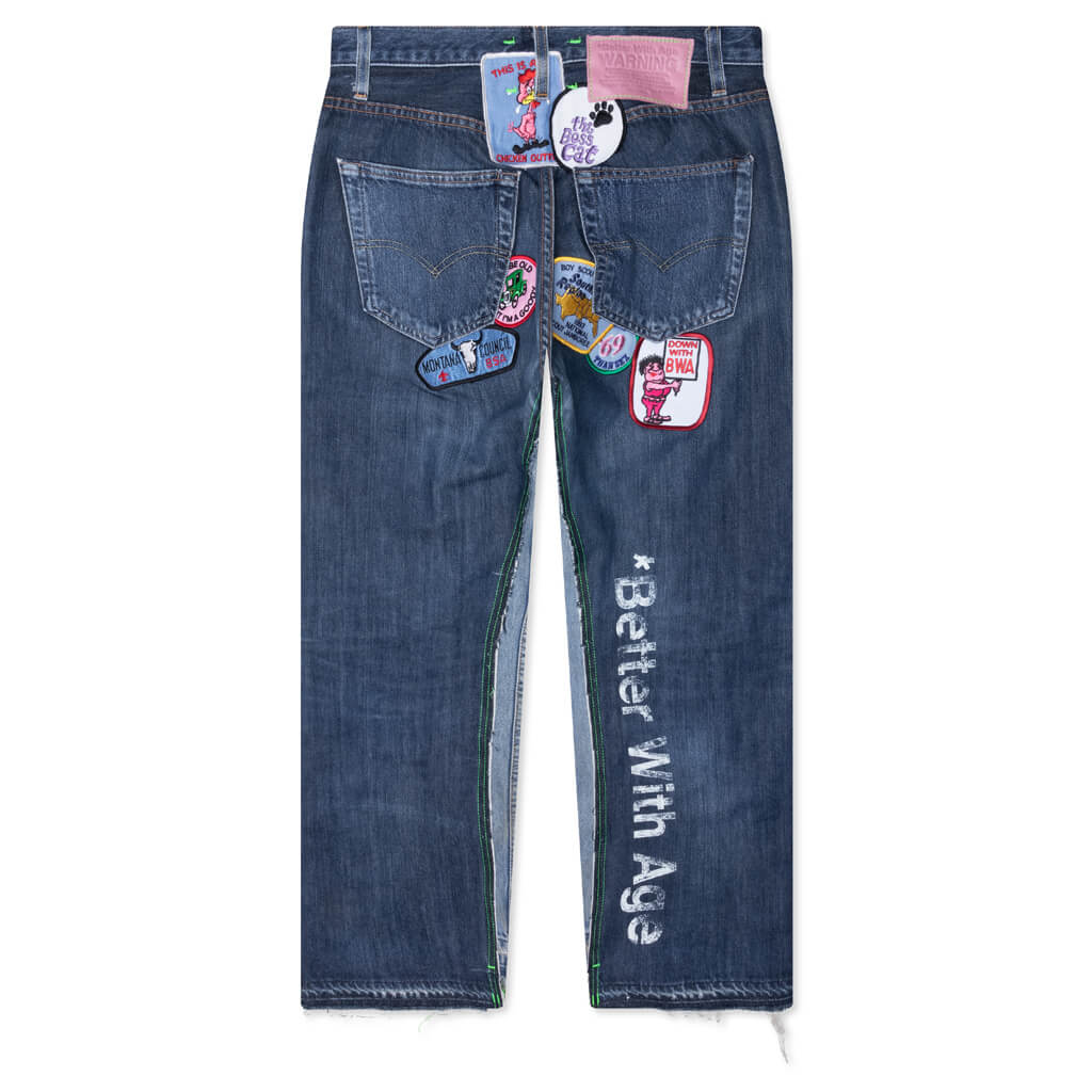 Gentlemens Denim Pants Indigo